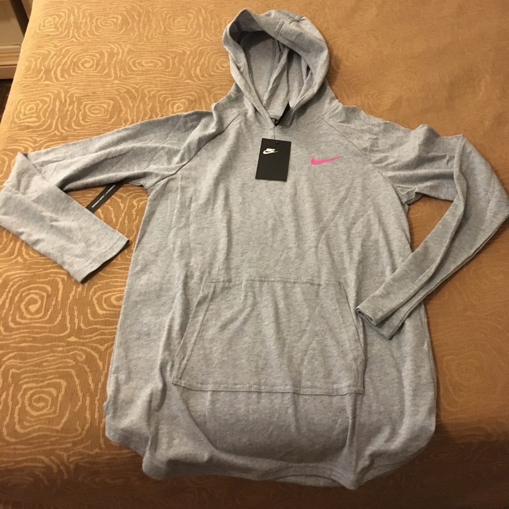 New Nike hoodie girls XL very light blue
